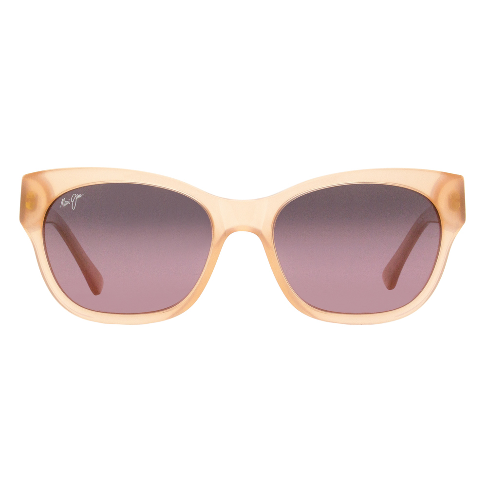 Maui Jim Monstera Leaf Sunglasses MJ747 09A Pink/Gold 57mm - Picture 2 of 2